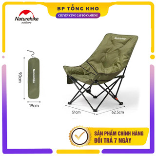  Ghế mặt trăng dã ngoại camping gấp gọn ngả lưng 2 mức độ mùa THU - ĐÔNG ghế Naturehike CNK2450JJ020 