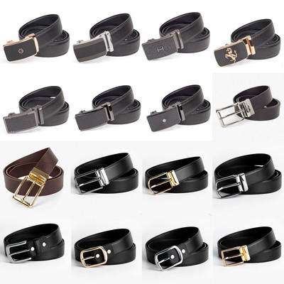 Thắt lưng nam da  cao cấp Bụi leather - L999  mặt khóa thép không gỉ bảo hành da 12 tháng