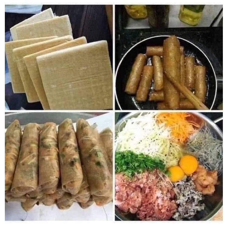 Vỏ Ram Hà Tĩnh - Bánh Đa Gói Nem Hà Tĩnh chuẩn giòn dai