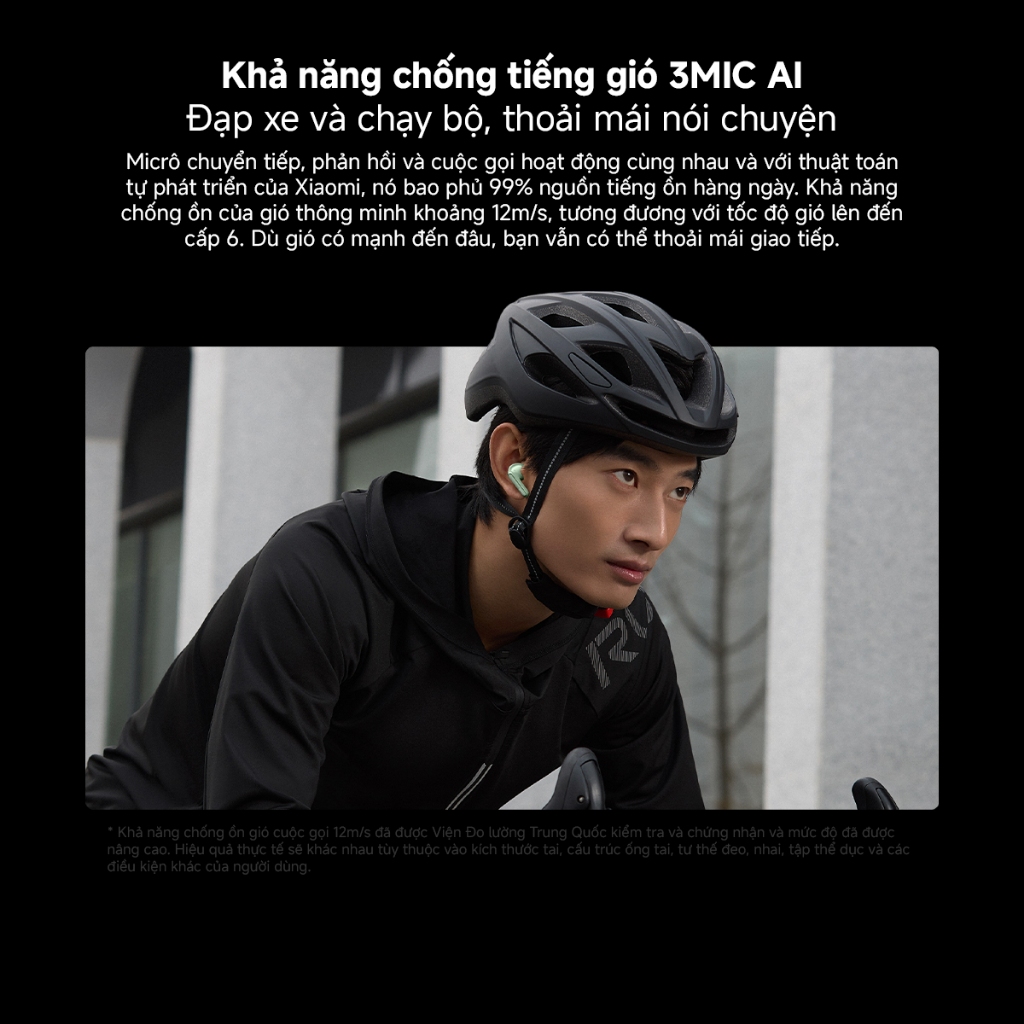 Tai Nghe Không Dây Xiaomi Redmi Buds 6 Pro - 3 Micro AI - Hàng chính hãng - Bảo hành 6 tháng | BigBuy360 - bigbuy360.vn