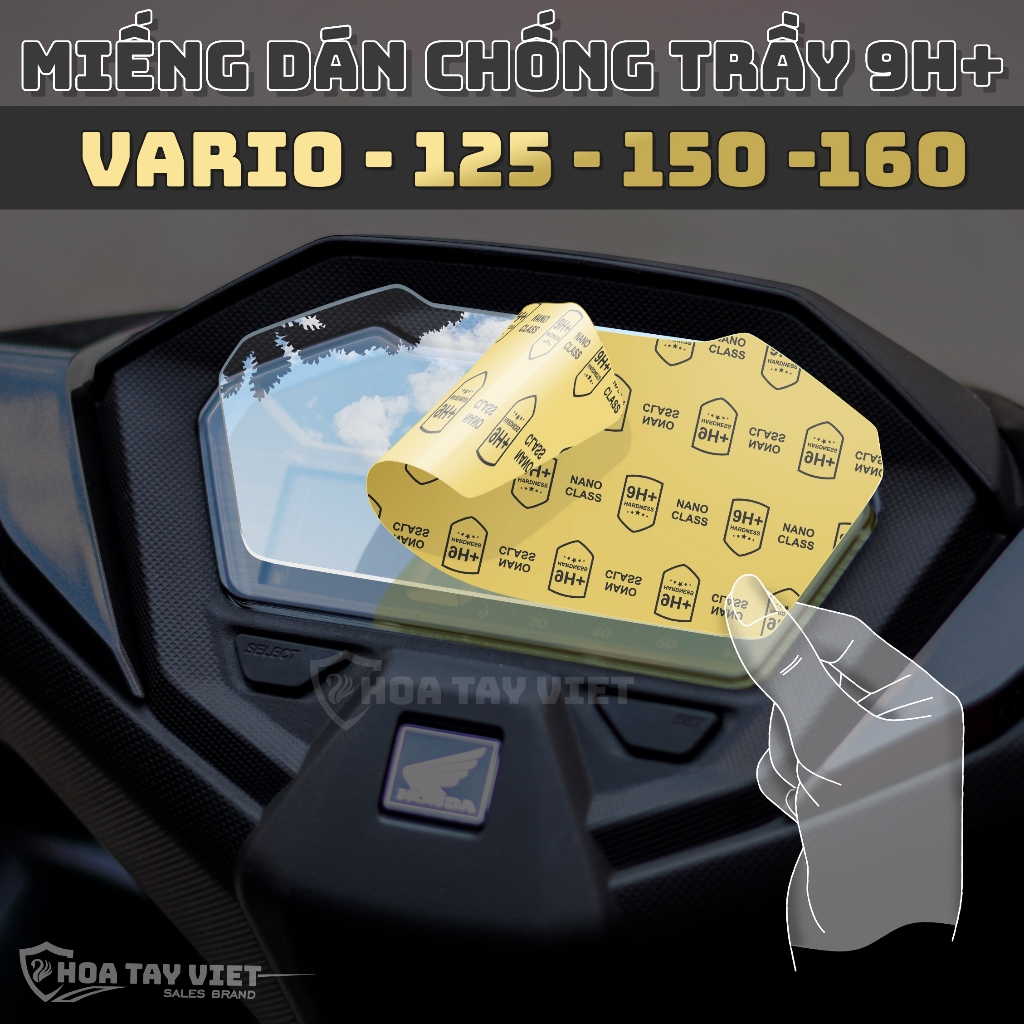 Miếng dán CHỐNG TRẦY Vario 125 - 150 - 160 chống trầy xước bảo vệ mặt kính xe HONDA VARIO