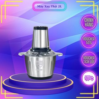 Máy Xay thịt - Máy xay thịt đa năng gia đình cối Inox 4 lưỡi đa năng,công suất 250W New