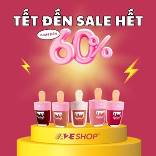 Son bóng tint La Tulipe màu sắc tươi sáng, quà tặng dễ thương cho bạn gái