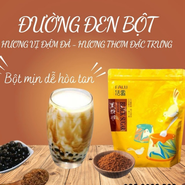 BỘT ĐƯỜNG ĐEN FALU TAIWAN 1KG