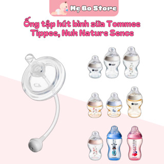 Ống Tập Hút Bình Sữa Tommee Tippee, Nuk Nature Sence Có Chống Sặc, Chống Đầy Hơi Cho Bé P21