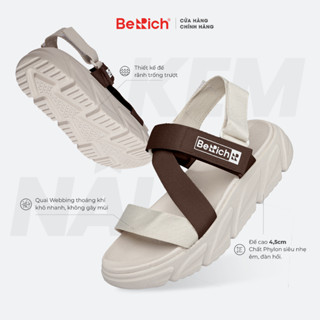 Giày Sandal Quai Chéo Nữ Unisex BeRich BE577 Đế Cao 5cm