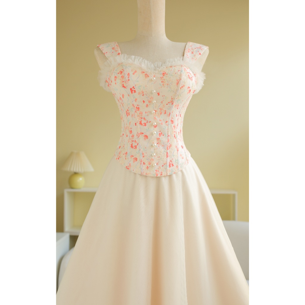 SÒ VINTAGE - SERA set áo corset và chân váy xòe | BigBuy360 - bigbuy360.vn