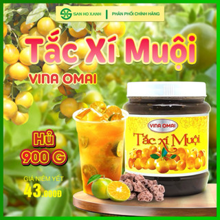Tắc Xí Muội - Hiệu Vina Omai - Hũ 900g - Dùng Pha Chế Nước Giải Khát