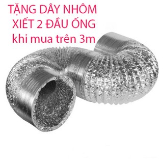 1m Ống gió mềm, ống Hút mùi, ống thông gió LOẠI TỐT SASAN Vd: số lương 8 sp shop để liền đoạn 8m. TẶNG DÂY NHÔM XIẾT ỐNG