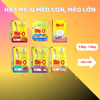 Thức ăn mèo Me-o Adult 1.2kg - hạt cho mèo trưởng thành, mèo bầu, mèo mẹ nuôi con gói 1.2kg