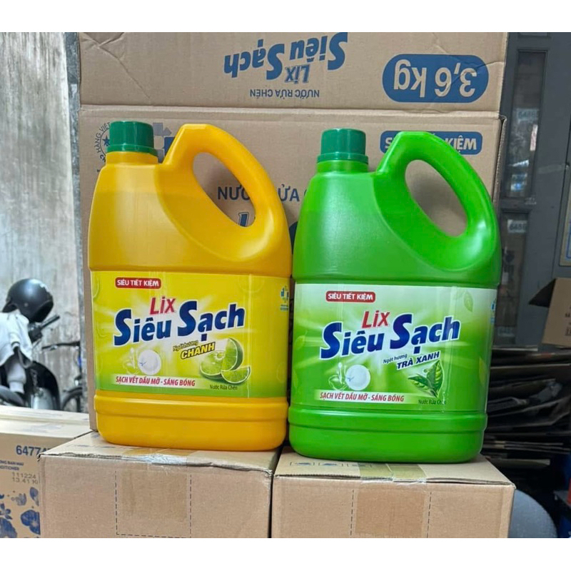 Nước rửa chén Lix siêu sạch 3.5kg - LIXRC