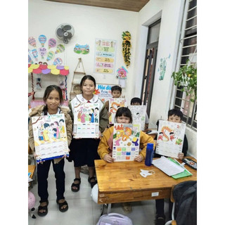 Lịch Tết tô màu
