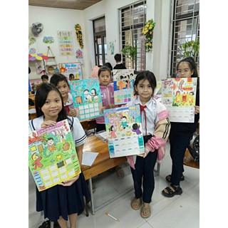 Lịch Tết tô màu