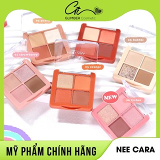 Bảng Màu Mắt 4 Ô Nee Cara Mini Fruit 8 Lựa Chọn Màu Hot Trend N319