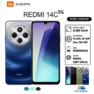 Xiaomi Redmi 14C điện thoại 8GB/256GB  6.88 inches 50MP ba máy quay bảo hành chính hãng