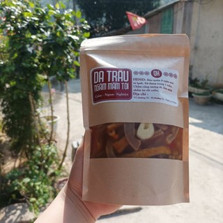 Da trâu muối chua, ngâm mắm tỏi (túi 500gr) đặc sản Tây Bắc