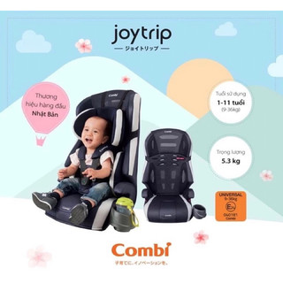 [Mã MKBC13 giảm 80k đơn 1 triệu] (Bảo hành 1 năm)Ghế ngồi ô tô Combi Joytrip Plus