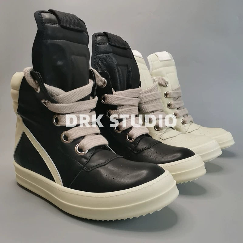 [Order] Giày RickkOwen’s Ramones High top black and white men's size sports shoes | BigBuy360 - bigbuy360.vn