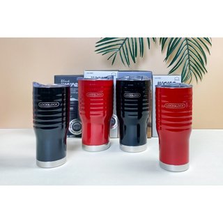 Ly giữ nhiệt inox locknlock wave tumbler lhc4148 750ml, lhc4147 500ml màu đỏ đen - k-mall