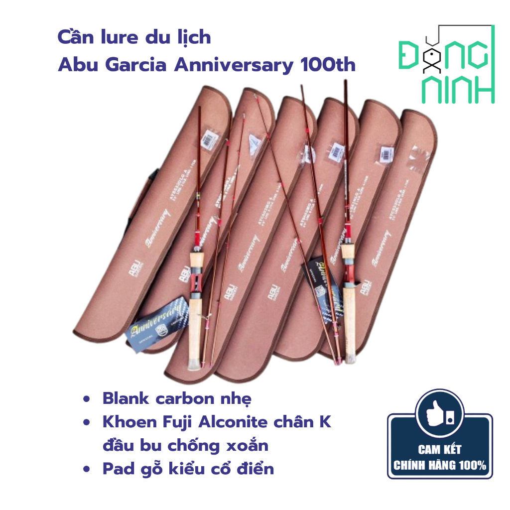 Cần lure du lịch Abu Garcia Anniversary 100th, cần câu cá