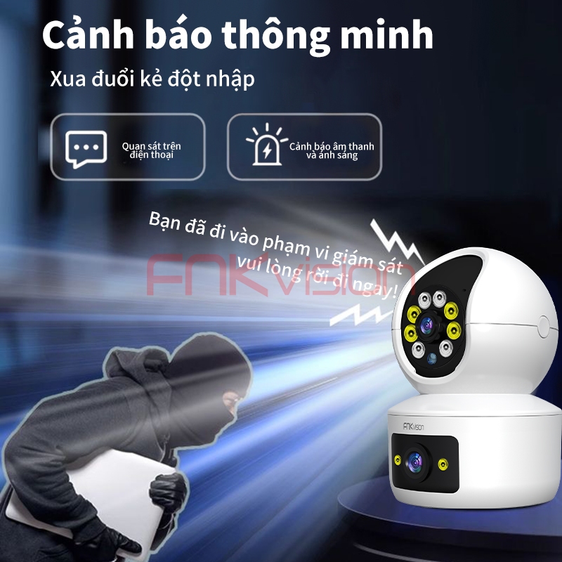 CAMERA IP WIFI YOOSEE 11 LED FNKvision 5.0Mpx Full HD  New 2023 - QUAY ĐÊM CÓ MÀU - XOAY 360 ĐỘ - THEO DÕI CHUYỂN ĐỘNG | BigBuy360 - bigbuy360.vn