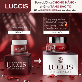 Son dưỡng môi LUCCIS Luxury bản nâng cấp Nguyễn Khánh Li siêu mềm mịn chống nắng chống tia UV giúp hồng môi giảm thâm