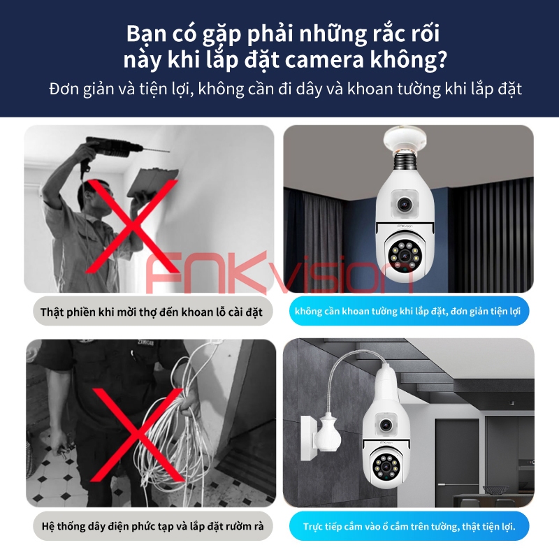 CAMERA IP WIFI YOOSEE 11 LED FNKvision 5.0Mpx Full HD  New 2023 - QUAY ĐÊM CÓ MÀU - XOAY 360 ĐỘ - THEO DÕI CHUYỂN ĐỘNG | BigBuy360 - bigbuy360.vn