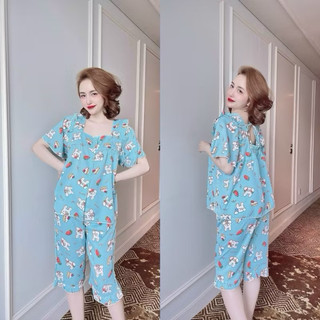 Đồ bộ Lửng Mango cao cấp chất mịn đẹp mát mẻ
