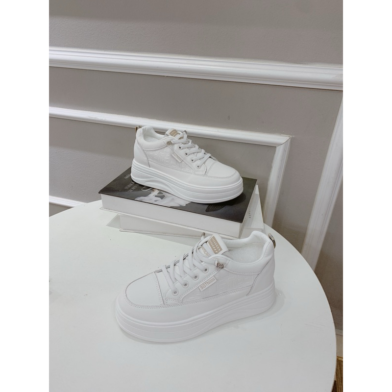 🍎 AN SHOES🍎 Giày thể thao nữ độn đế cao 5cm.