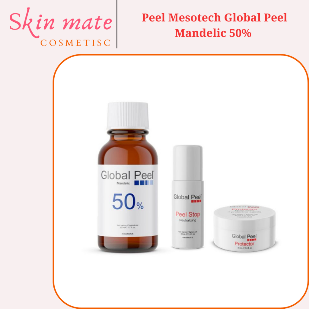 (Full hộp) Peel căng bóng, trẻ hóa da Mesotech Global Peel Mandelic 50%
