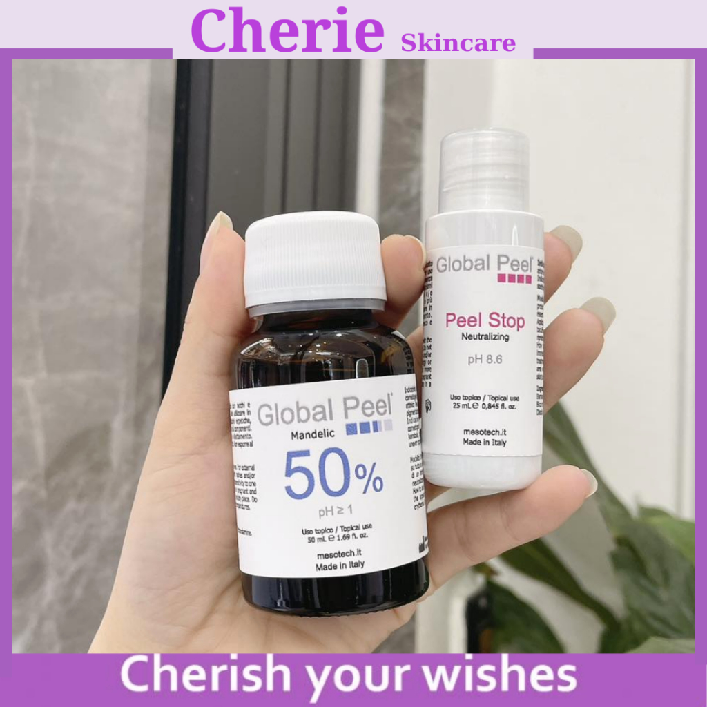 (Full hộp) Peel căng bóng, trẻ hóa da Mesotech Global Peel Mandelic 50%