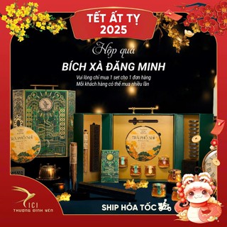 Hộp Quà Tết Thượng đỉnh quà tặng cao cấp CiCi Thượng Đỉnh Yến - Bích Xà Đăng Minh Set Quà Thượng Phẩm