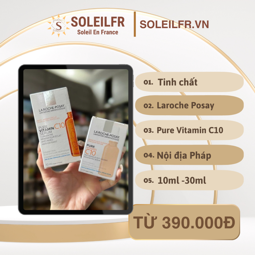 Tinh chất sáng da LRC Pure Vitamin C10