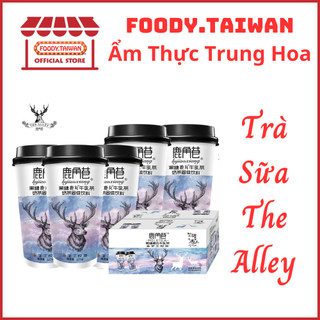 Trà sữa tự pha the alley hộp 123g - đủ 3 vị matcha - nhài - đào ô long - foody.taiwan