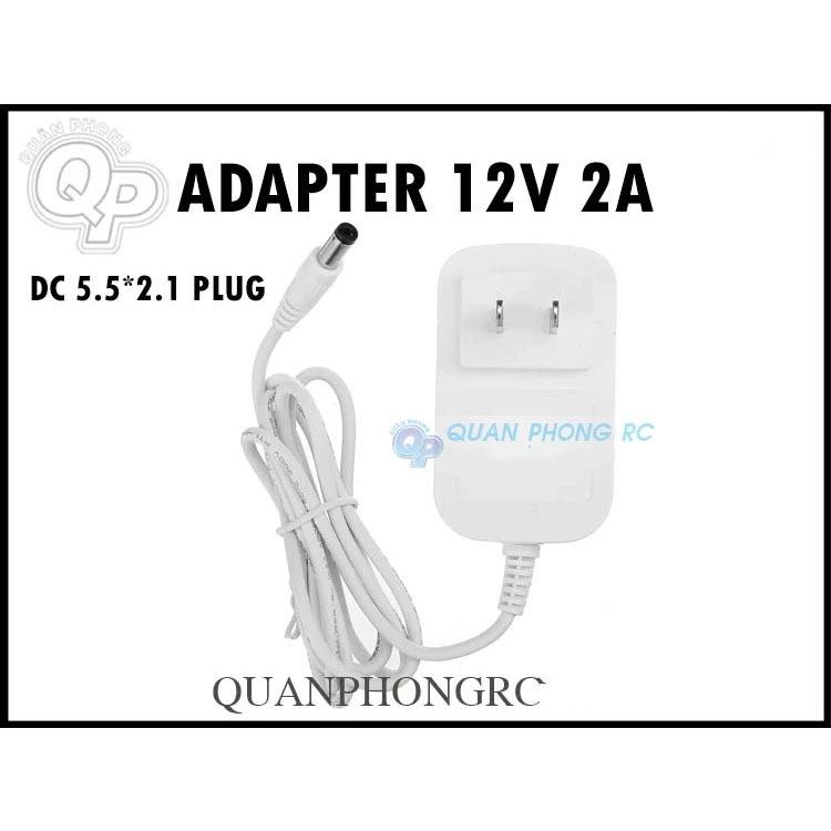 Adapter 12V 2A DC 5.5x2.1 Plug