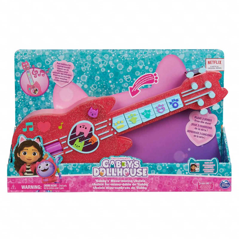 Đàn đồ chơi Gabby's dollhouse Meow mazing Ukulele