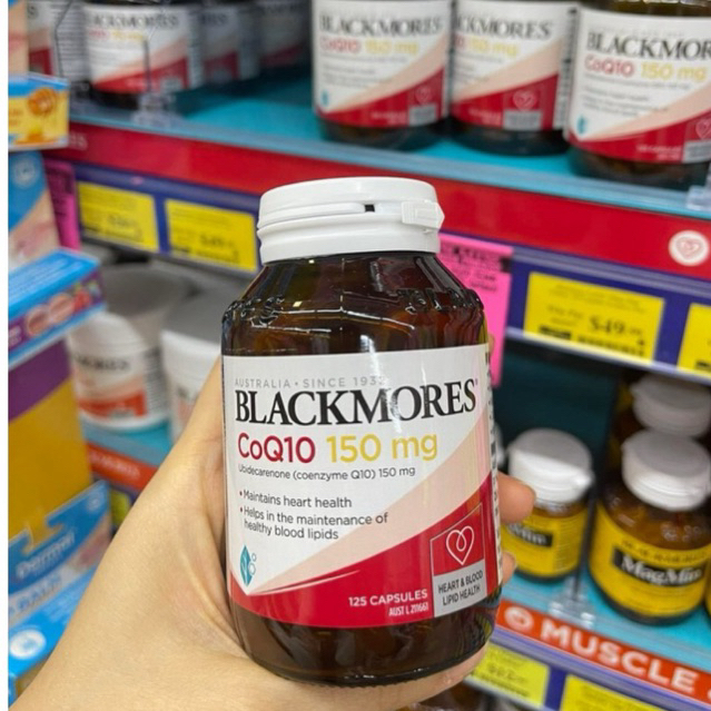 Blackmores CoQ10 150mg High Potency 125 Capsules Exclusive Size