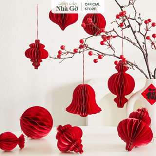 Phụ kiện treo cây, bình cắm hoa 2025 Nhà Gờ đèn lồng nhỏ mini có nam châm hít PKTET25M1