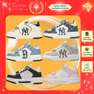 [ Best Quality ] Giày MLB Chunky Liner Mid New York, Giày MLB Quai Dán Nam Nữ Đủ Màu Full Box