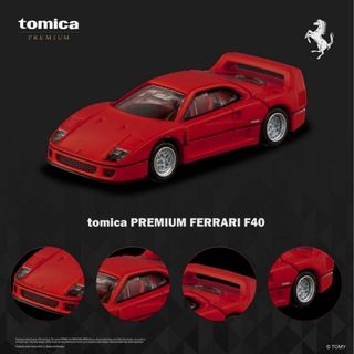 Xe mô hình Tomica Premium No.31 Ferrari F40 131847 Fullbox Chính Hãng Takara Tomy - Victoys