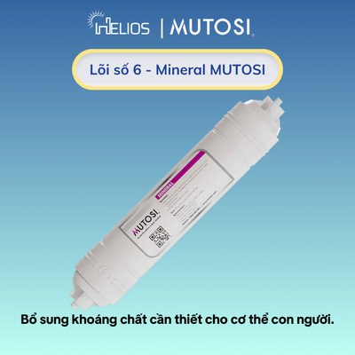 Lõi lọc nước chức năng Mutosi số 6/7/8 - Lõi khoáng đá Mineral - Bổ Sung Khoáng Chất, Trung Hòa Axit Dư