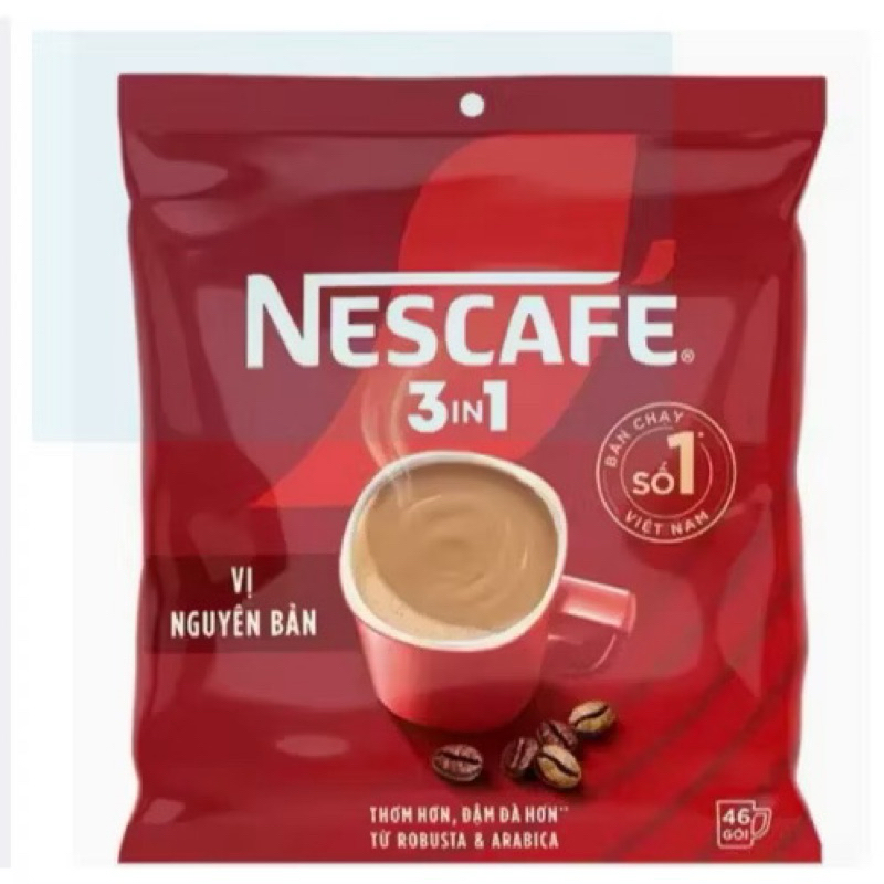 Cà Phê Hoà Tan Nescafe 49gói bao bì mới