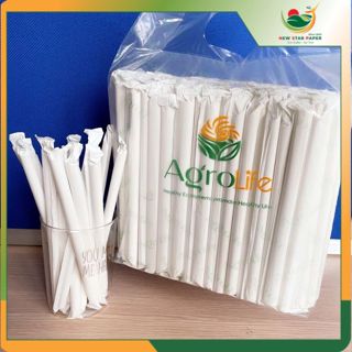 Phi 12 - Túi 200 ống hút giấy làm từ sợi mía