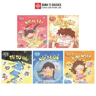 Sách - Cảm xúc siêu cấp rắc rối trọn bộ 5 tập - Đinh Tị Books
