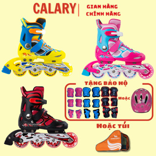 [Tặng Bảo Hộ Hoặc Túi ] Giày Patin Trẻ Em [Centosy] Cougar 835LSG -Có 1 Bánh Phát Sáng Có Nút Chỉnh Size, Phanh An Toàn