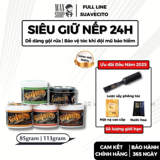 Sáp vuốt tóc nam Suavecito Firme Hold, Original Hold, Matte Pomade, Firme Clay, Oil Based Pomade
