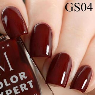 Sơn Móng Gel Lạnh Damask - Gs04 Đỏ Cherry Chính Hãng Tự khô, lành tính không cần hơ đèn