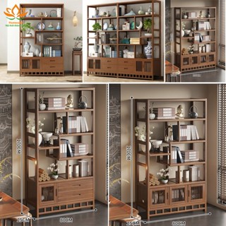 Kệ để đồ decor phòng khách đẹp bằng gỗ tre phong cách cổ điển, Giá để đồ sách báo bình hoa, Kệ để đồ trưng bày decor đẹp