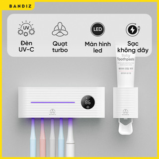 Bộ Khử Trùng Bàn Chải Đánh Răng, Dụng Cụ Lấy Kem Tự Động ARIZE