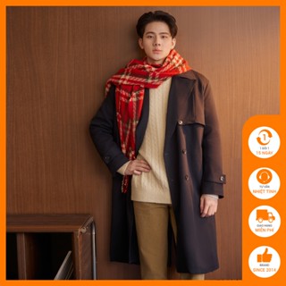 Áo khoác mangto trơn nam dáng dài Độc menswear cao cấp form thoải mái phong cách Hàn Quốc - MT04